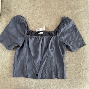 Abercrombie & Fitch Linen Top NWT